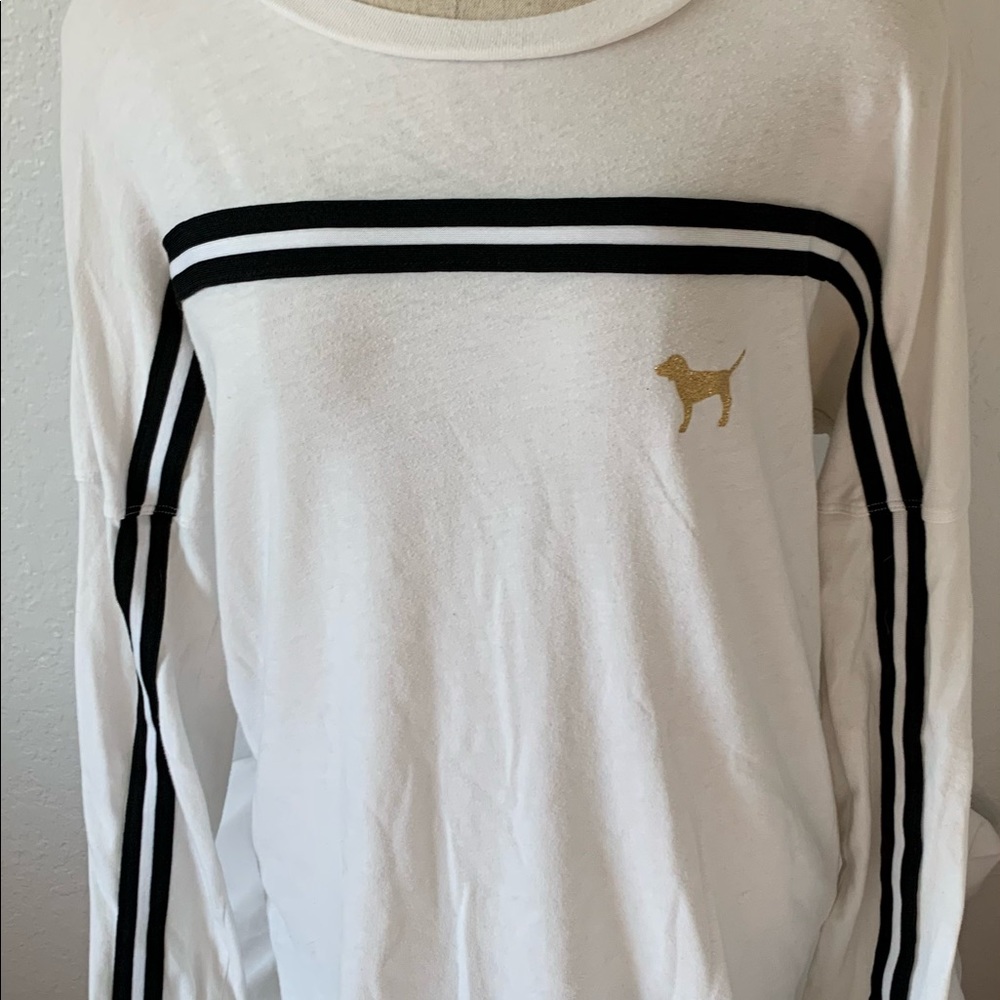 PINK Victoria’s Secret Bling Dog Logo Shirt